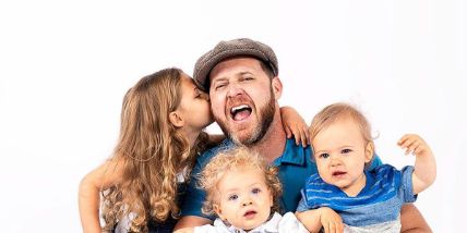 A J Buckley is a doting father of three children.